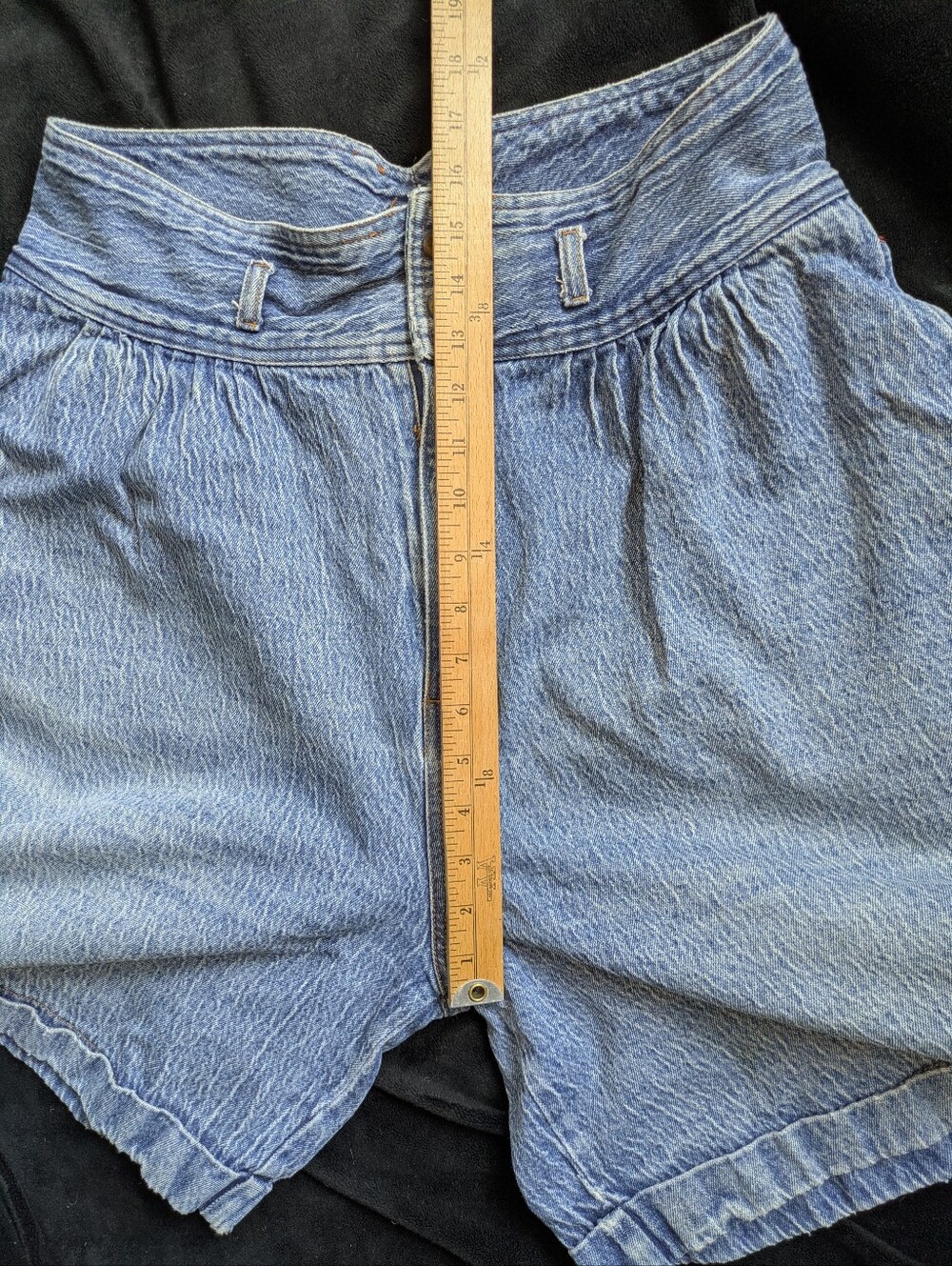 Vintage Women's High Rise Jean Shorts Jorts 14 - Picture 4 of 8